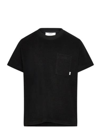 Ursi Towel Tee Tops T-shirts Short-sleeved Black Grunt