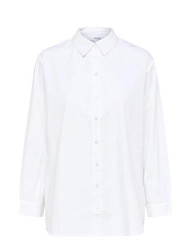 Selected Femme Slfreka Ls Shirt B Vit