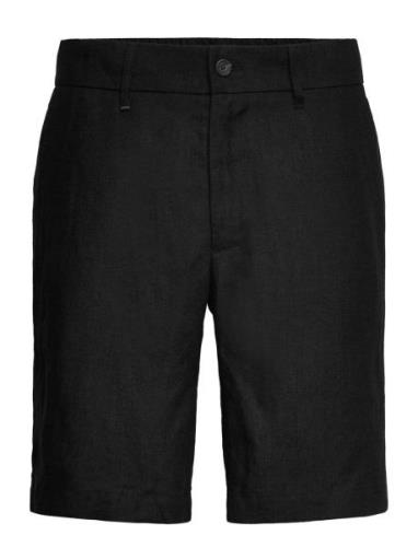 Teppo Linen Shorts Bottoms Shorts Casual Black FRENN