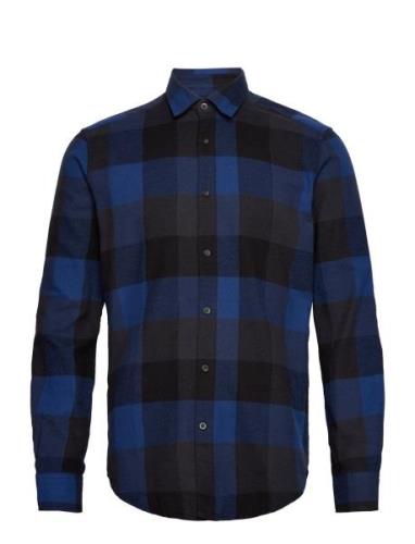 Onsgudmund Ls 3T Check Shirt Noos Tops Shirts Casual Navy ONLY & SONS