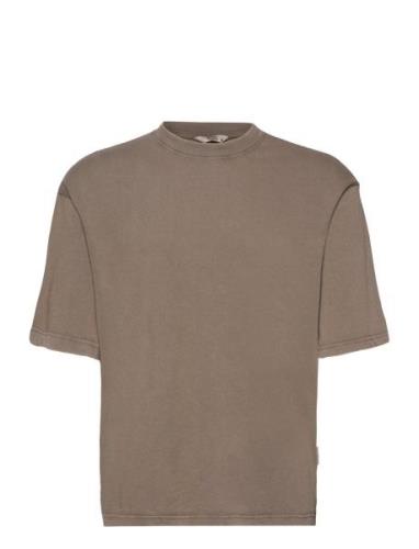 Rrgomes Tee Tops T-shirts Short-sleeved Brown Redefined Rebel
