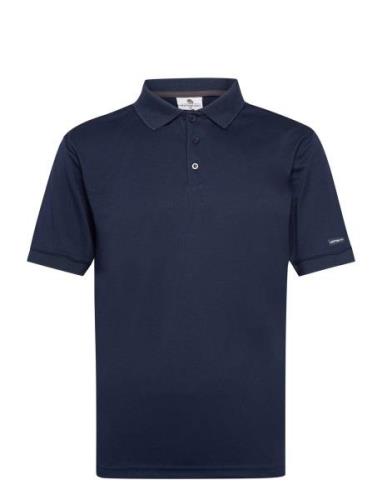 Bond Poloshirt Sport Polos Short-sleeved Blue Lexton Links
