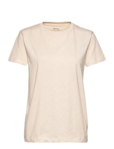 STUDIO FEDER Freya T-Shirt - Ivory Kräm