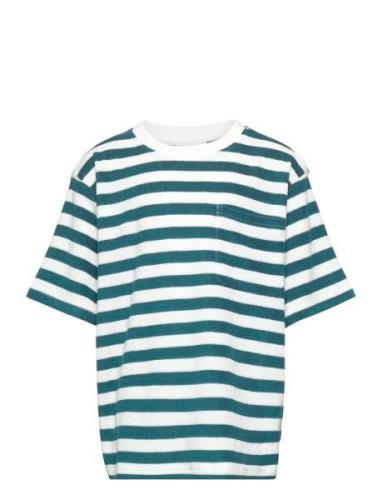 Graham Towel Tee Tops T-shirts Short-sleeved Multi/patterned Grunt