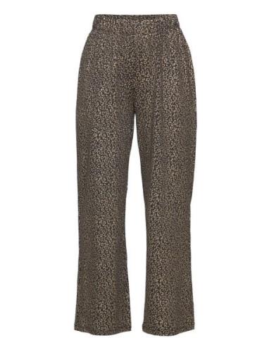 Tndara Wide Pants Bottoms Trousers Brown The New