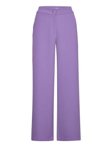 Vica Pant Bottoms Trousers Suitpants Purple A-View