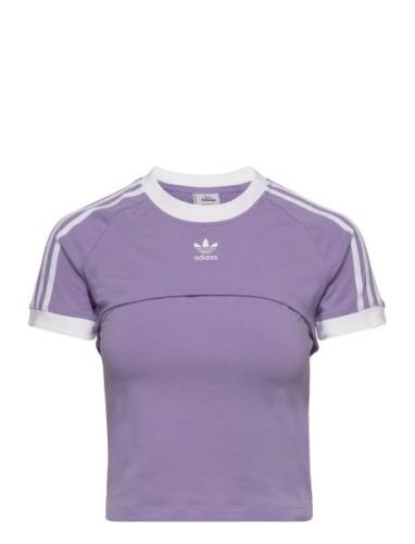 Always Original T-Shirt Sport T-shirts & Tops Short-sleeved Purple Adi...