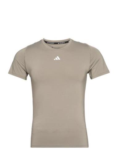 Tf Tee Sport T-shirts Short-sleeved Grey Adidas Performance