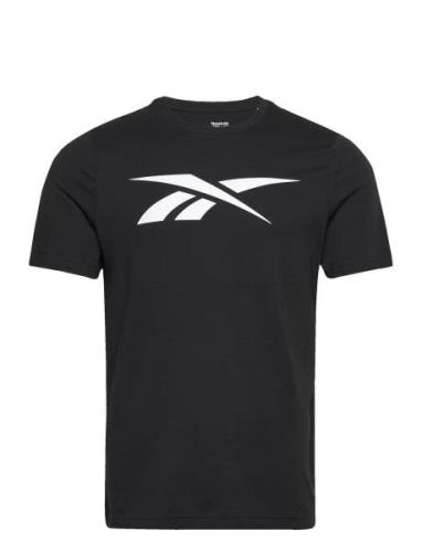 Gs Vector Tee Tops T-shirts Short-sleeved Black Reebok Performance