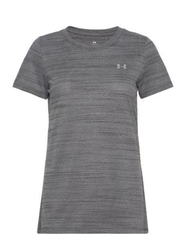 Ua Tech Tiger Ssc Sport T-shirts & Tops Short-sleeved Grey Under Armou...