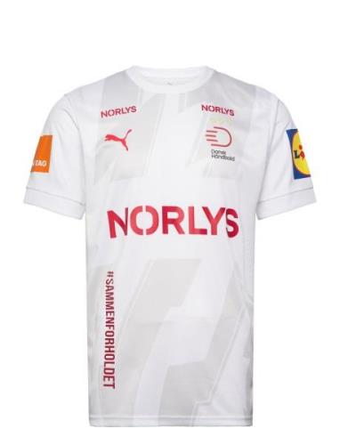 PUMA Dansk Håndbold Away Jersey Vit