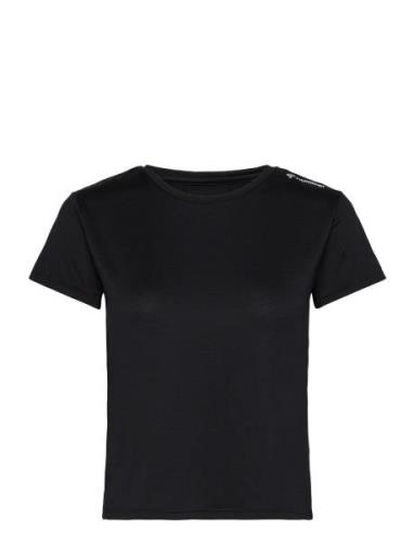 Hmlmt Aura Mesh T-Shirt Sport T-shirts & Tops Short-sleeved Black Humm...