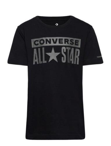 All Star Ss Tee Sport T-shirts Short-sleeved Black Converse
