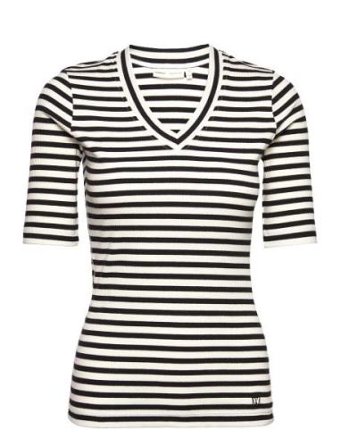 InWear Dagnaiw Striped V T-Shirt Multi/patterned