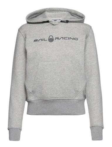 W Gale Hood Sport Sweat-shirts & Hoodies Hoodies Grey Sail Racing