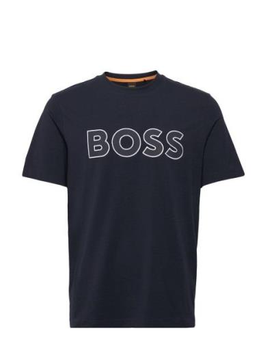 Telogox Tops T-shirts Short-sleeved Navy BOSS