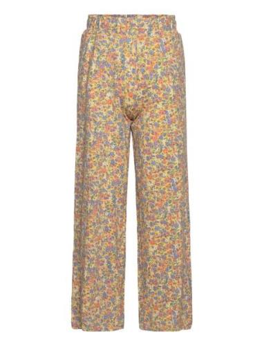 Tnfry Wide Pants Bottoms Trousers Multi/patterned The New