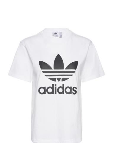 Trefoil Tee Sport T-shirts & Tops Short-sleeved White Adidas Originals
