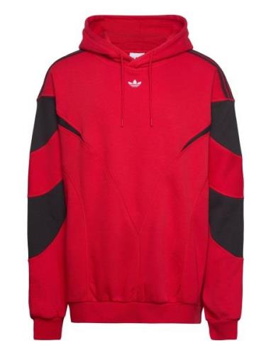 Cutline Hdy Sport Sweat-shirts & Hoodies Hoodies Red Adidas Originals
