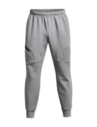 Ua Unstoppable Flc Joggers Sport Sweatpants Grey Under Armour