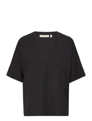 Kasiaiw Tshirt Tops T-shirts & Tops Short-sleeved Black InWear