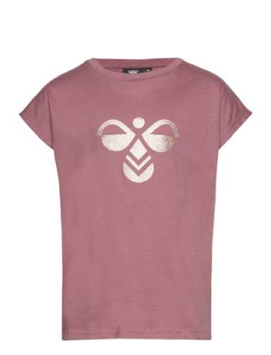 Hmldiez T-Shirt S/S Sport T-shirts Short-sleeved Pink Hummel