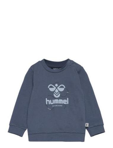 Hmlcitrus Sweatshirt Sport Sweat-shirts & Hoodies Sweat-shirts Blue Hu...
