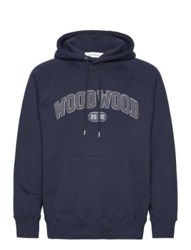 Fred Ivy Hoodie Designers Sweat-shirts & Hoodies Hoodies Navy Wood Woo...