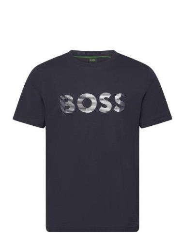 Tee 1 Sport T-shirts Short-sleeved Navy BOSS