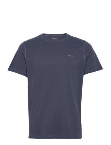 Sunfaded Ss T-Shirt Tops T-shirts Short-sleeved Navy GANT