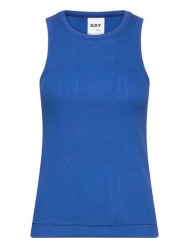 Alisson - Heavy Rib Tops T-shirts & Tops Sleeveless Blue Day Birger Et...