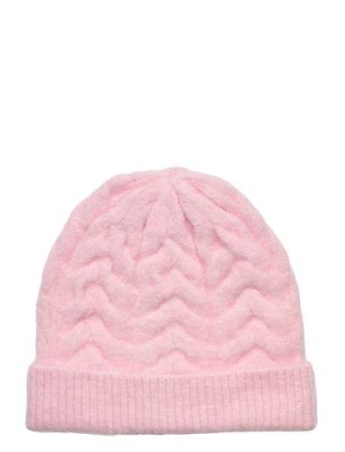 Koganna Cable Knit Beanie Cp Acc Accessories Headwear Hats Beanie Pink...