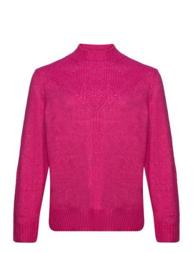 Carallie Life Ls Highneck Cc Knt Tops Knitwear Jumpers Pink ONLY Carma...