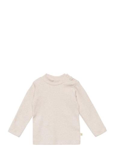Camma Blouse Tops T-shirts Long-sleeved T-shirts Cream That's Mine