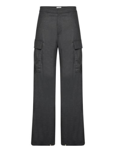 Flannel Cargo Trousers Bottoms Trousers Cargo Pants Grey Filippa K