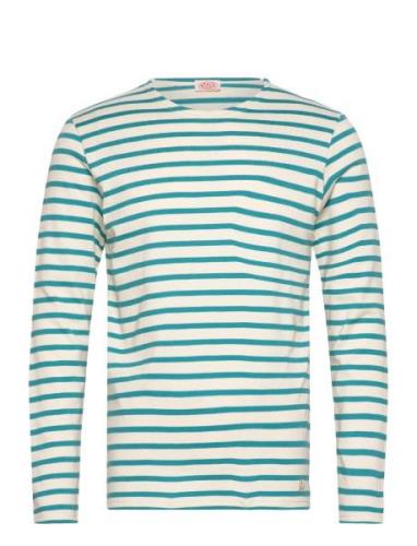 Striped Breton Shirt Héritage Tops T-shirts Long-sleeved Green Armor L...