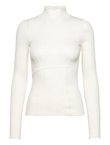 Organic T-Shirt Tops T-shirts & Tops Long-sleeved White Rosemunde