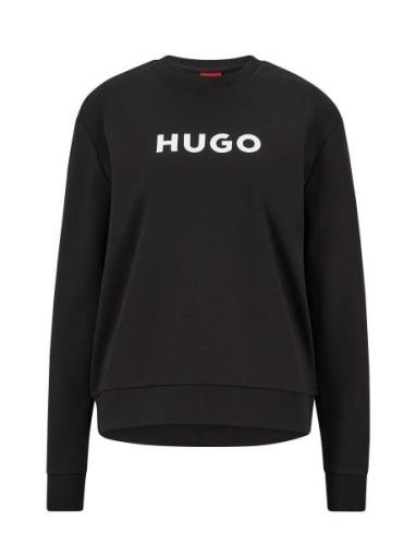 The Hugo Sweater Tops Sweat-shirts & Hoodies Sweat-shirts Black HUGO