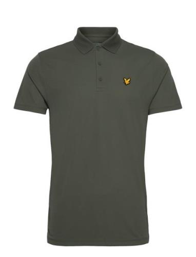 Golf Tech Polo Shirt Tops Polos Short-sleeved Green Lyle & Scott Sport