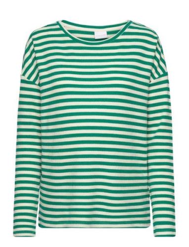 Mlsilly Ls Jrs Top Tops T-shirts Long-sleeved T-shirts Green Mamalicio...