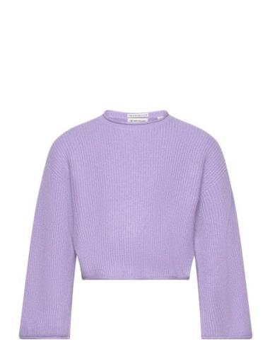 Basic Sweater Tops Knitwear Pullovers Purple Tom Tailor