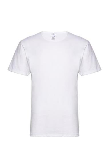 Dovre T-Shirts 1/4 Ærme Organi Tops T-shirts Short-sleeved White Dovre