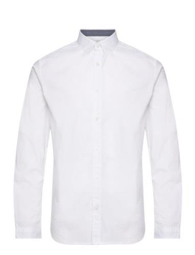 Tom Tailor Stretch Poplin Shirt Vit