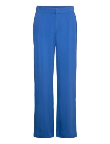 Gina Tricot Relaxed Viscose Trousers Blå