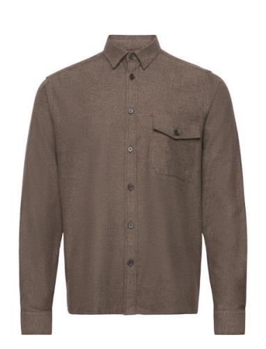 Jayden Overshirt Tops Overshirts Brown Clean Cut Copenhagen