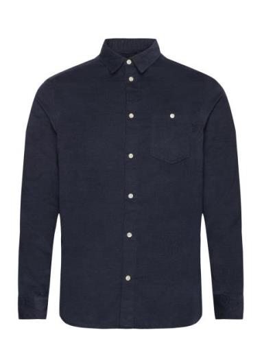 Regular Fit Corduroy Shirt - Gots/V Tops Shirts Casual Blue Knowledge ...