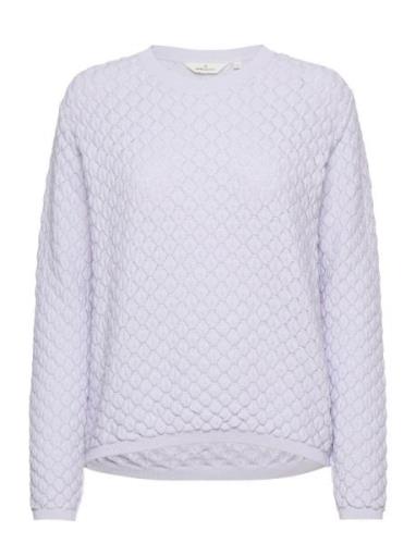 Camilla Sweater Tops Knitwear Jumpers Purple Basic Apparel