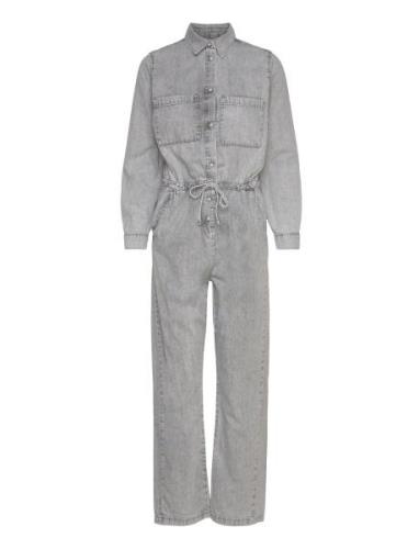 Bluebell Jumpsuit Bottoms Jumpsuits Grey Basic Apparel