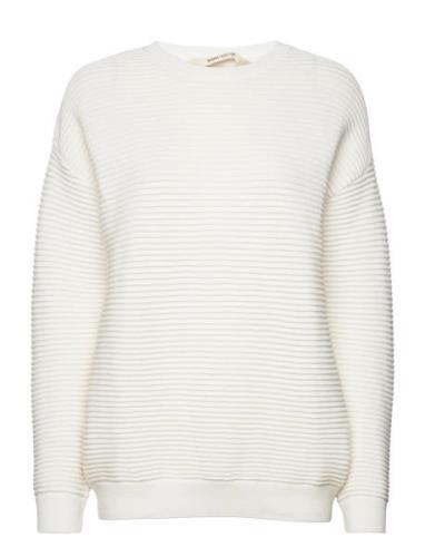 Ista - Organic Cotton Tops Knitwear Jumpers White Basic Apparel