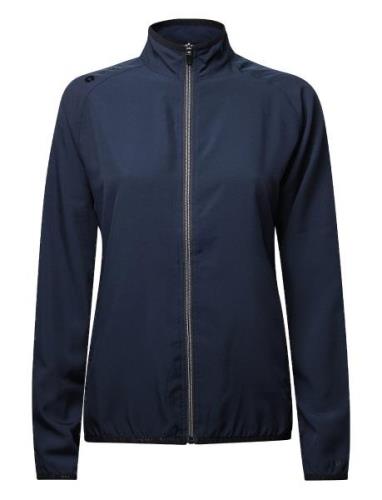 Ladies 80G Packable Shield Sport Sport Jackets Navy BACKTEE